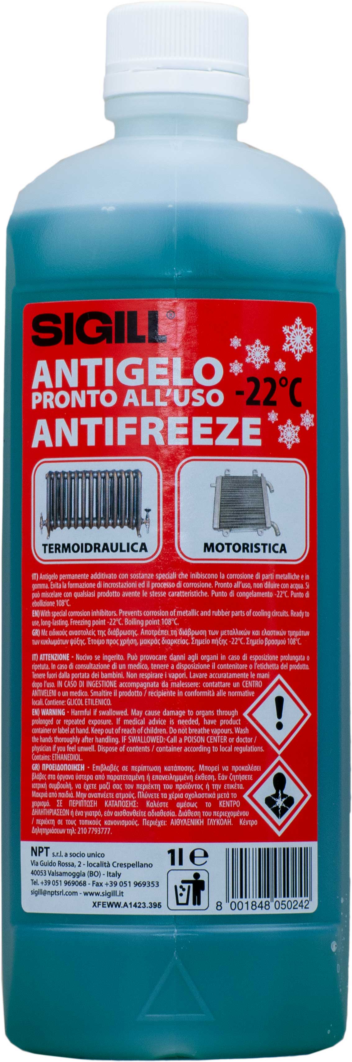 Liquido Vetri Antigelo -33 - Sigill