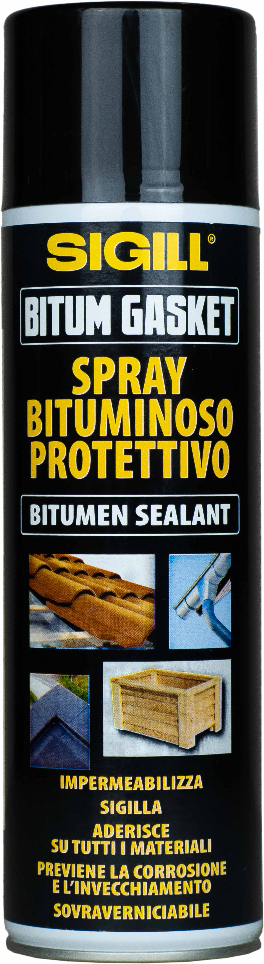 Guaina Spray Bitum Gasket SIGILL bituminoso impermeabilizzante